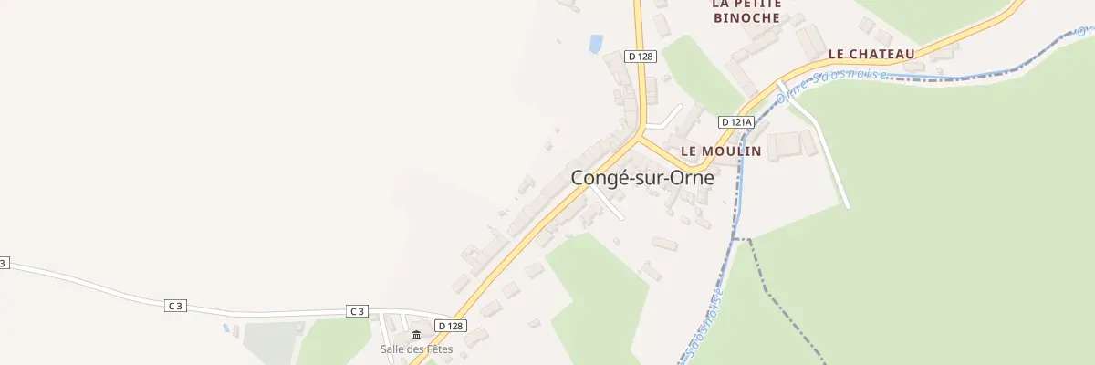 Plan du 15 Rue des Rosiers à Congé-sur-Orne