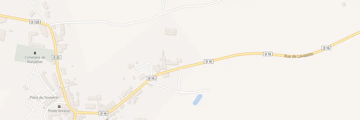 Plan du 32 Rue de Lavalette à Ronsenac