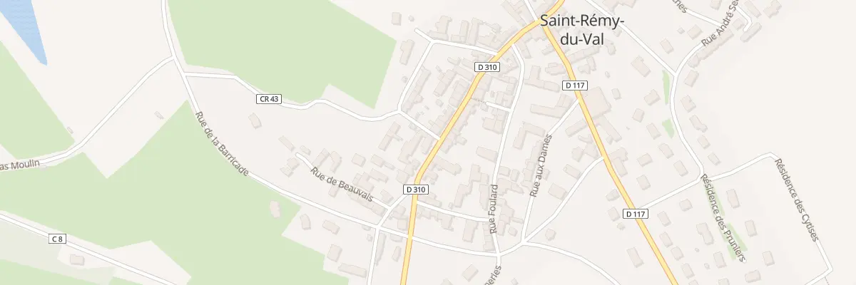 Plan du 96 Rue Eugene Bouquet à Saint-Rémy-du-Val