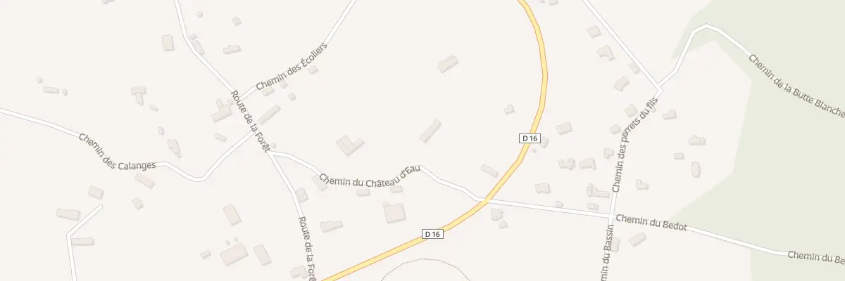 Plan du 80 Che du Chateau d’Eau à Canapville
