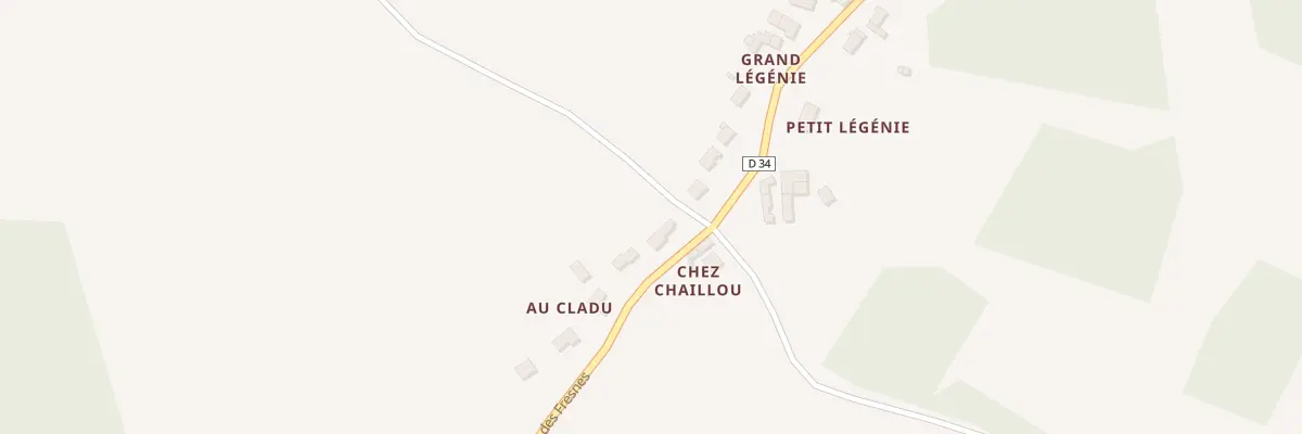Plan du 23 Rue des Frenes à Magnac-lès-Gardes