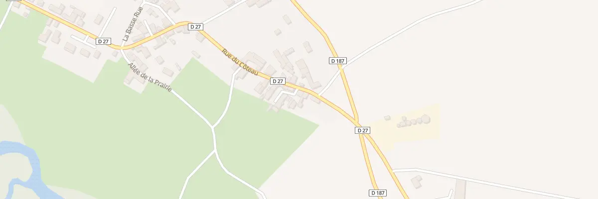 Plan du 88 Rue du Coteau à Aunac-sur-Charente