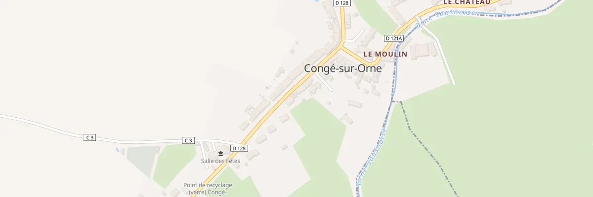 Plan du 12 Rue des Rosiers à Congé-sur-Orne