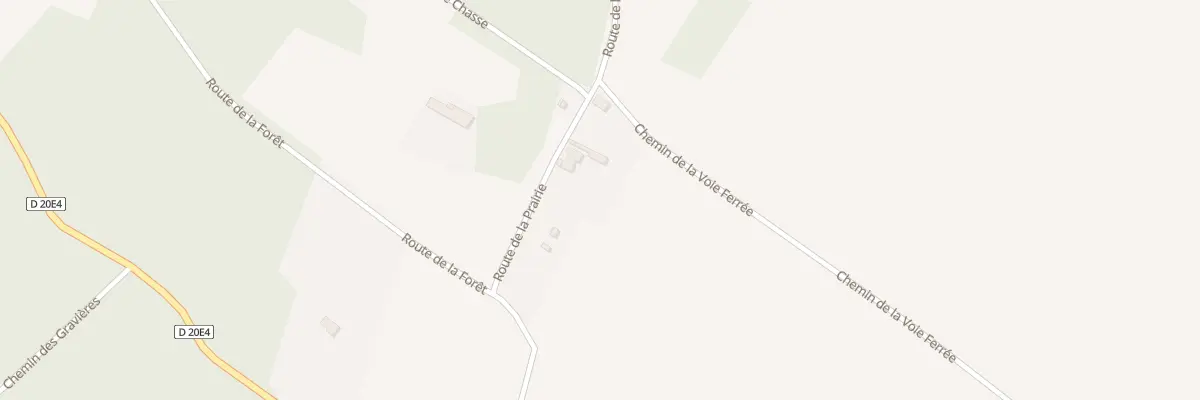 Plan du 184 Rte de la Prairie à Bourg-du-Bost