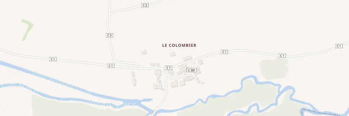 Plan du 6 Le Colombier à Saint-Séverin