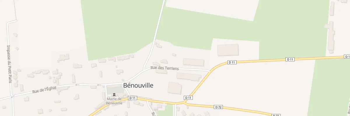 Plan du 5 Rue des Terriens à Bénouville