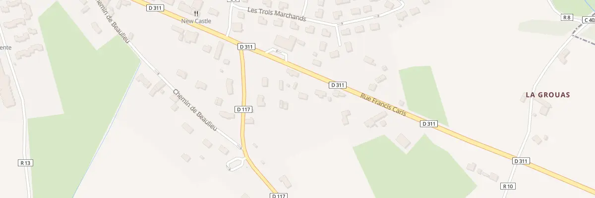 Plan du 13 Rue Francis Caris à Neufchâtel-en-Saosnois