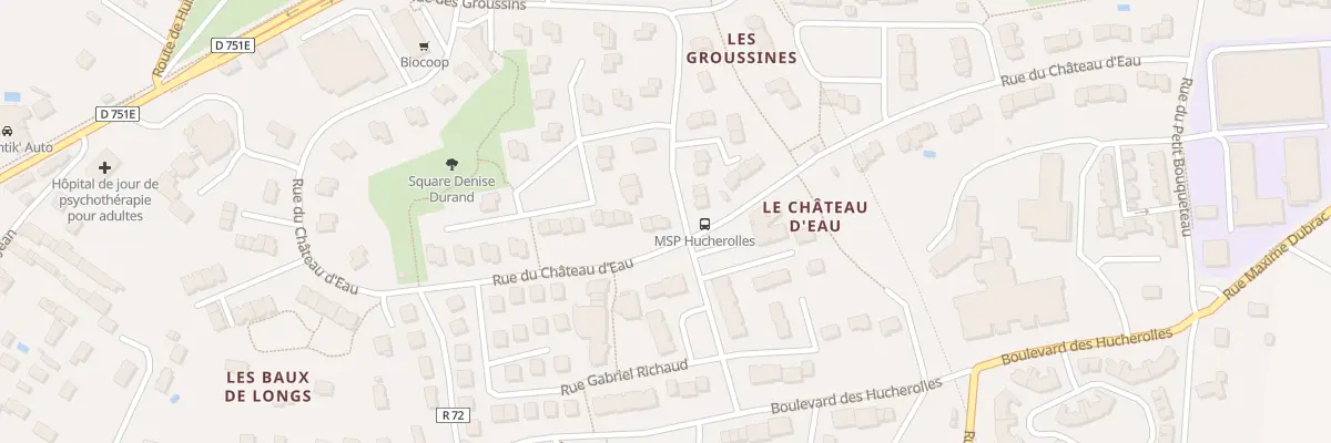 Plan du 20 Rue du Château d’Eau à Chinon