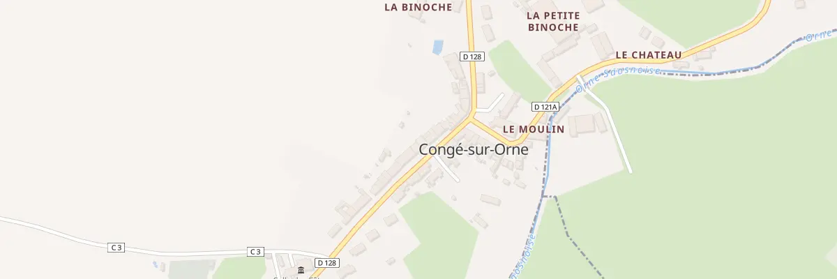 Plan du 11 Rue des Rosiers à Congé-sur-Orne
