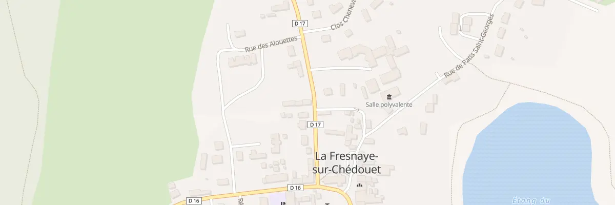 Plan du 9 Rue de Saint Paul à Villeneuve-en-Perseigne