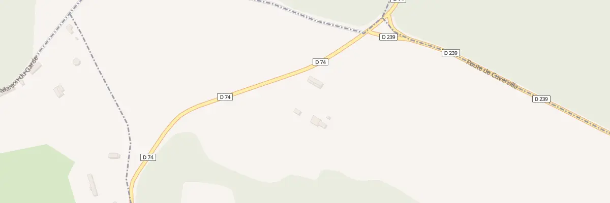 Plan du 90 Rte de Gonneville à Cuverville