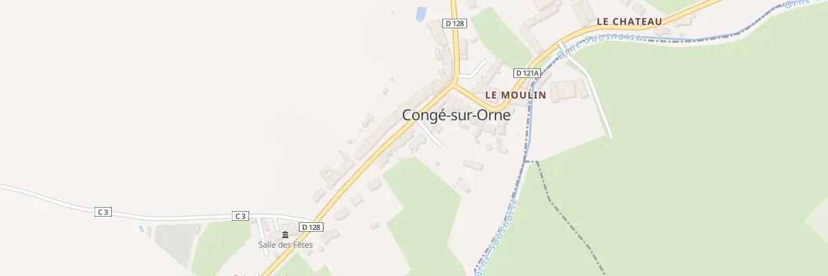 Plan du 6 Rue des Rosiers à Congé-sur-Orne