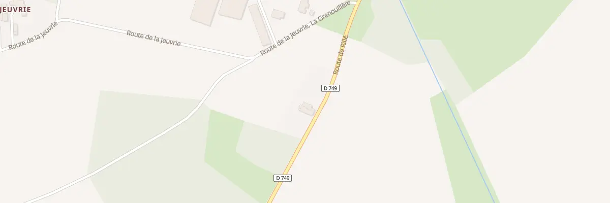 Plan du 45 Rte de Rillé à Channay-sur-Lathan