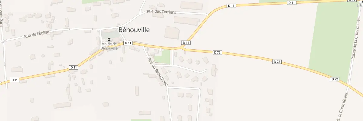Plan du 1 Imp du Beau Soleil à Bénouville