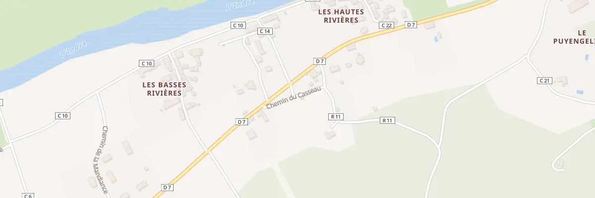 Plan du 5076A Rue des Hautes Rivières à Huismes