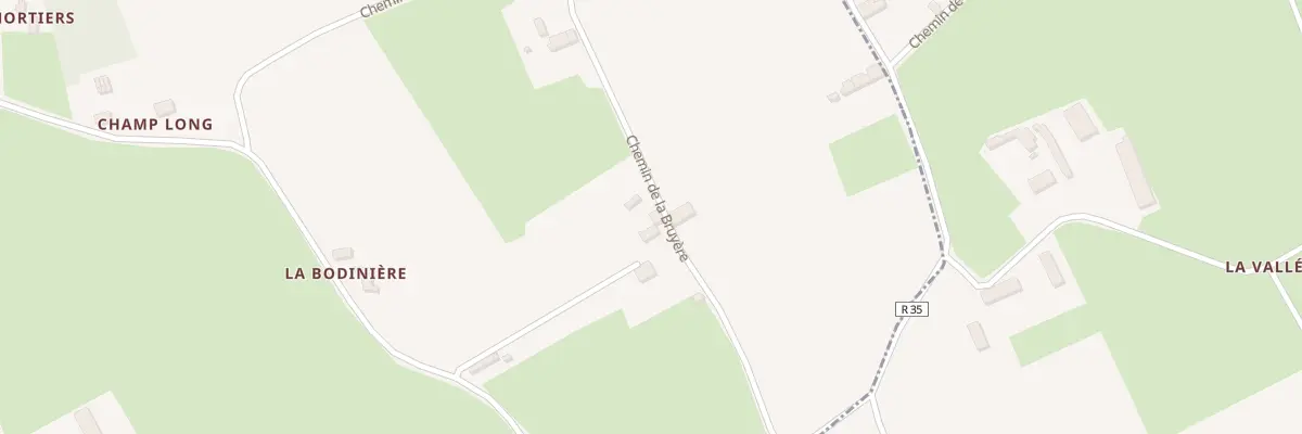 Plan du 5040 La Bruyere à Saint-Biez-en-Belin