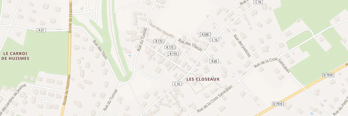 Plan du 4 Rue des Closeaux à Chinon