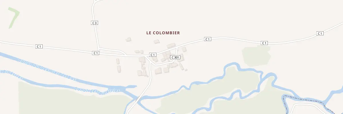 Plan du 11 Le Colombier à Saint-Séverin