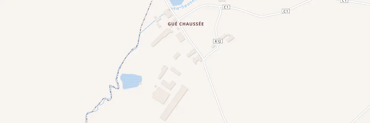 Plan du 4 Ham de Gue Chaussee à Saosnes
