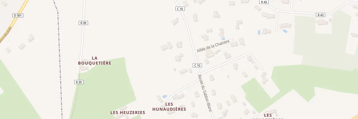Plan du 303 Rte du Sablon Blanc à Yvré-l’Évêque