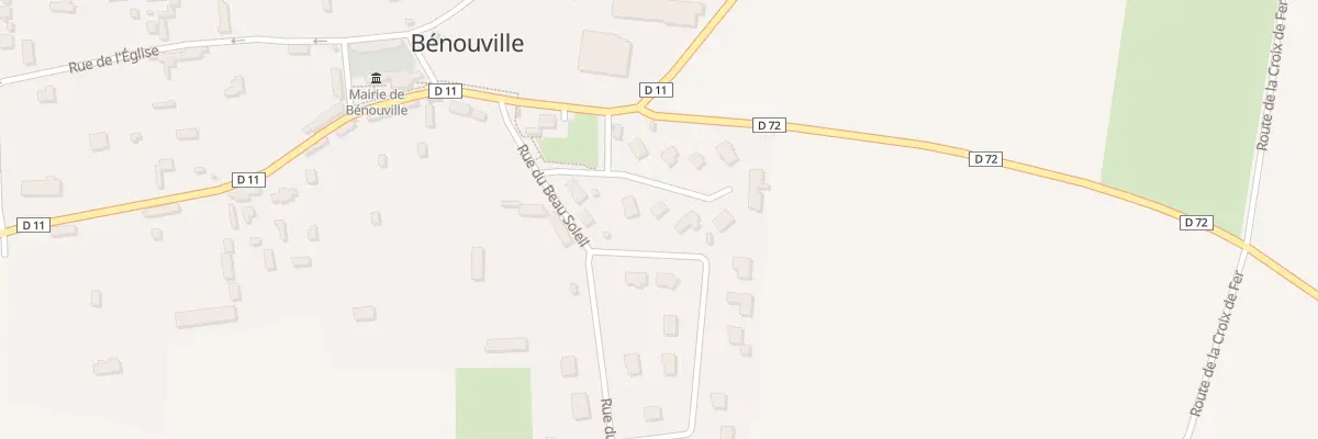 Plan du 4 Imp du Beau Soleil à Bénouville