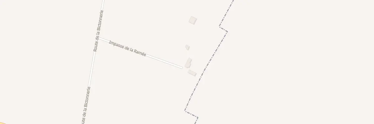 Plan du 176 Imp de la Ramée à Chailloué