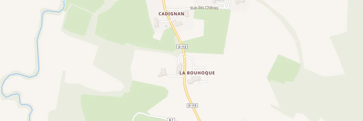 Plan du 1700 Rte de Cadignan à Courrensan