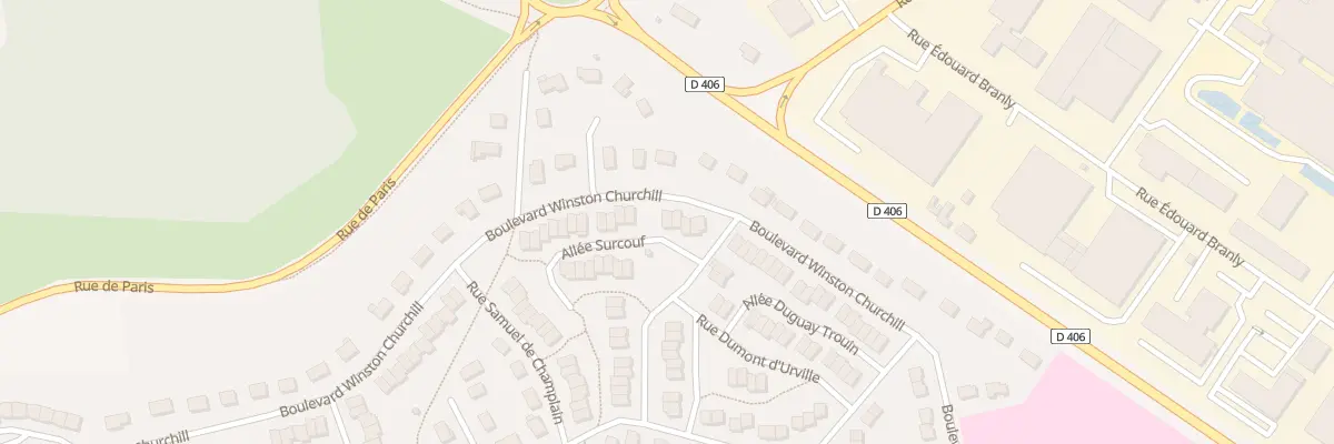 Plan du 62 Bd Winston Churchill à Lisieux