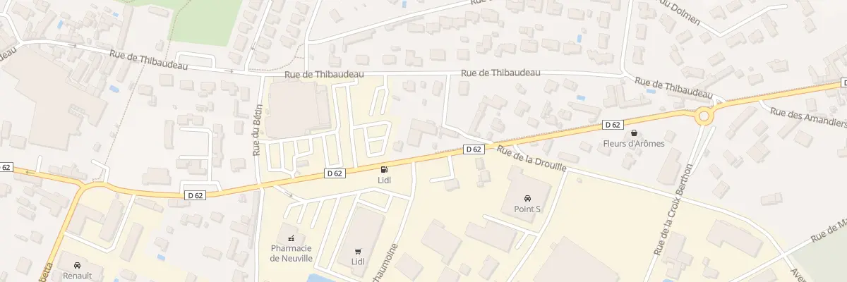 Plan du 50 Rue Alphonse Plault à Neuville-de-Poitou