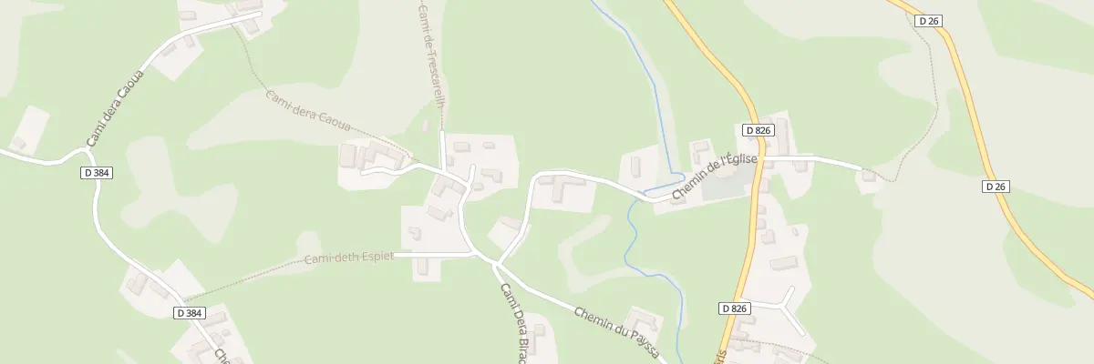 Plan du 3 Che de l’Eglise à Asque