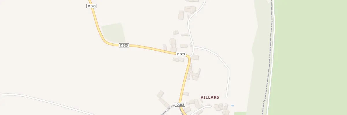 Plan du 5137 Villars à Saint-Ciers-sur-Bonnieure