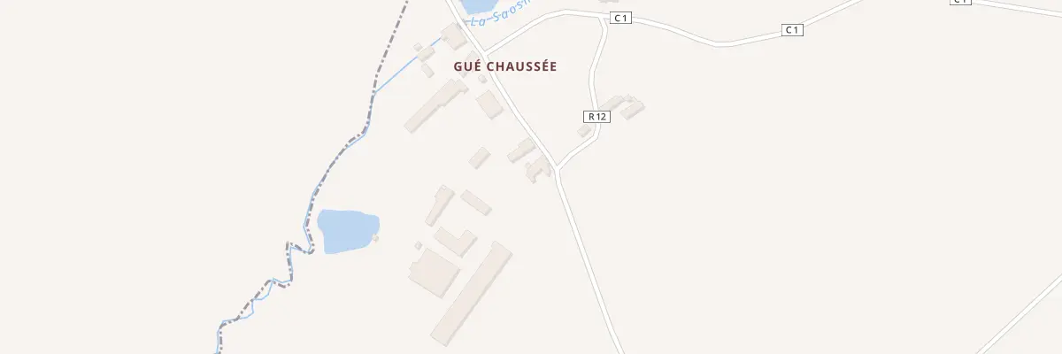 Plan du 5 Ham de Gue Chaussee à Saosnes