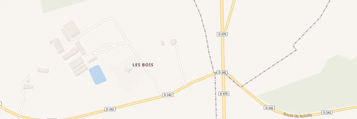 Plan du 75 Les Bois à Roiville