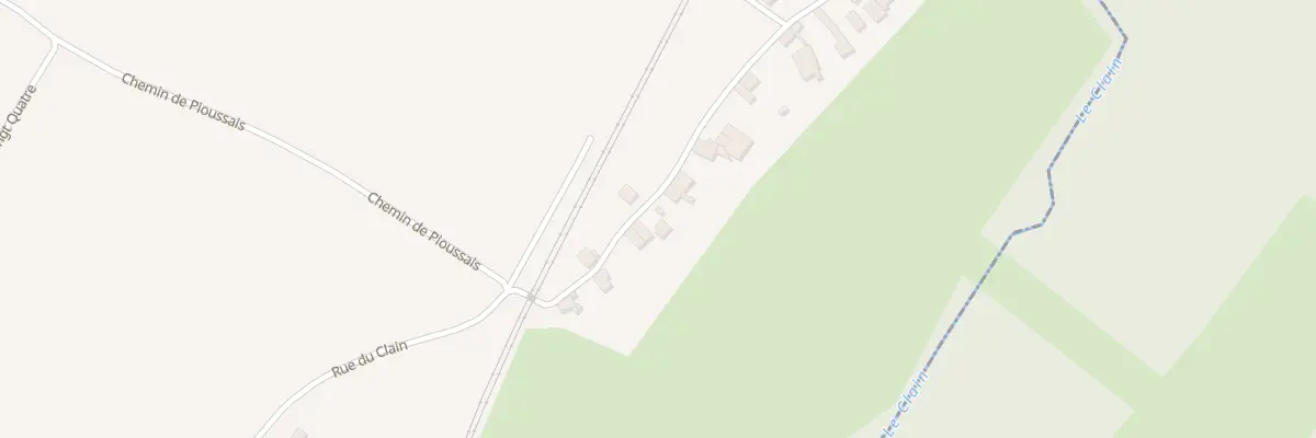 Plan du 5065 Pioussay à Voulon
