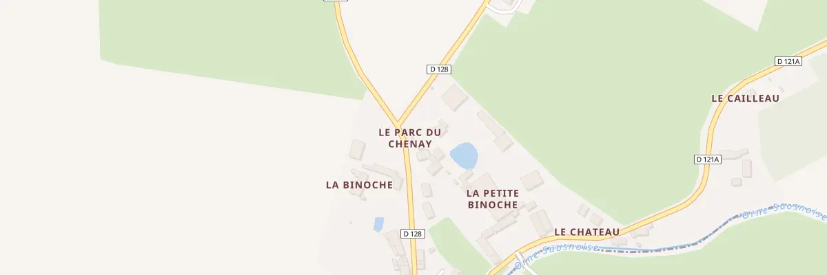 Plan du 5034 Le Parc du Chenay à Congé-sur-Orne