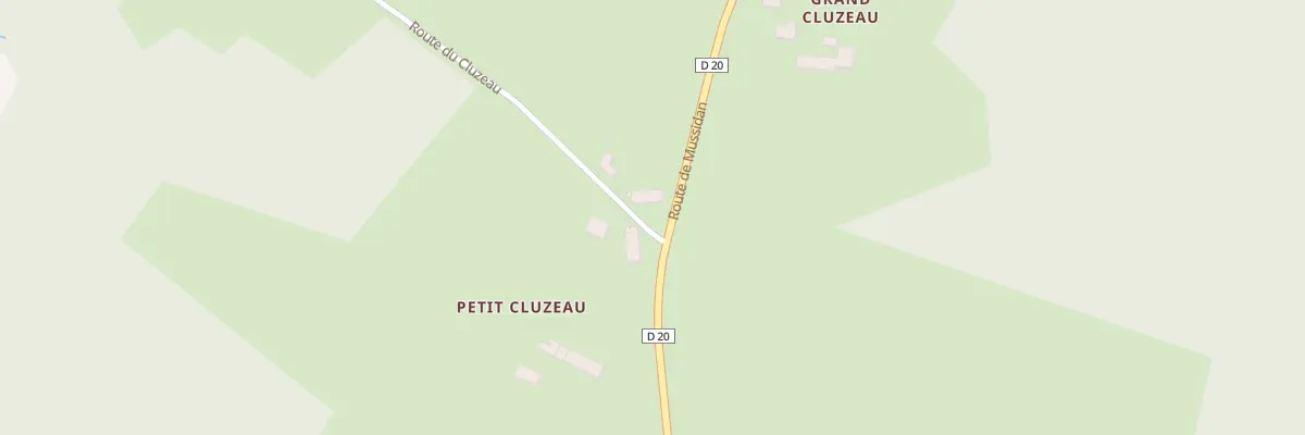 Plan du 1655 Rte Cu Cluzeau à Monfaucon