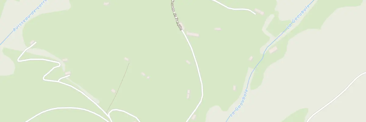 Plan du 2494 Che de Pradille à Campan