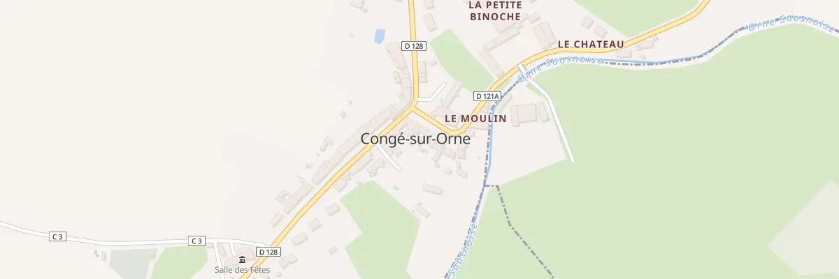 Plan du 3 Pl de L Eglise à Congé-sur-Orne