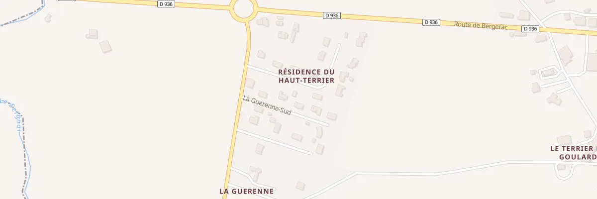 Plan du 164A La Guerenne-Sud à Saint-Avit-Saint-Nazaire