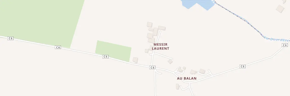 Plan du 1693 Rte de Messir Laurent à Saint-Sernin