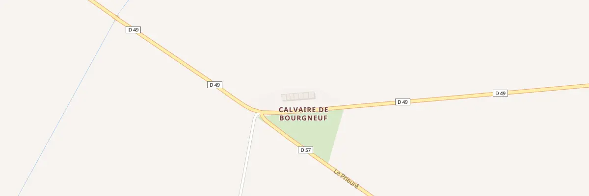 Plan du 3 Calvaire du Bourneuf à Rillé