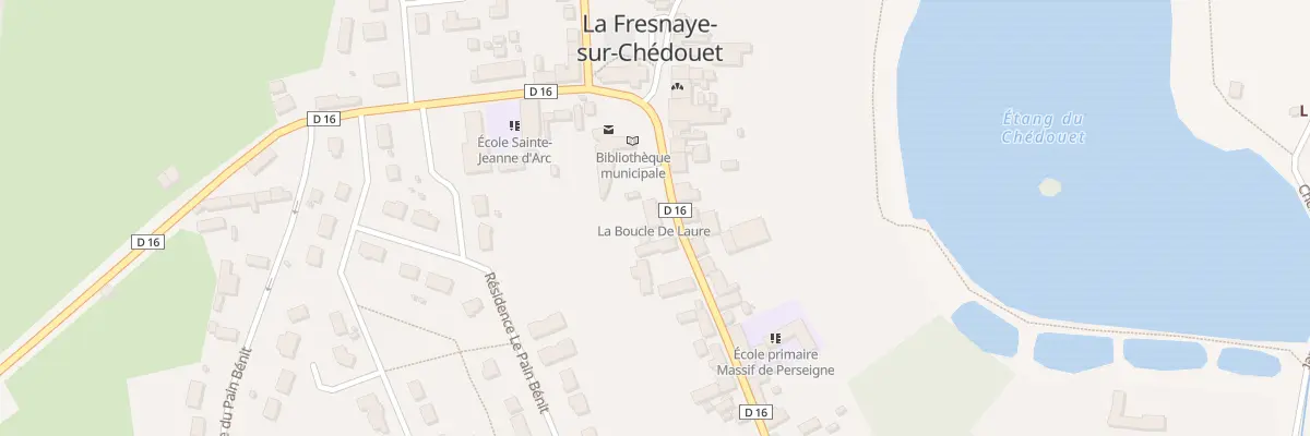Plan du 18 Rue de la Forêt De Perseigne à Villeneuve-en-Perseigne