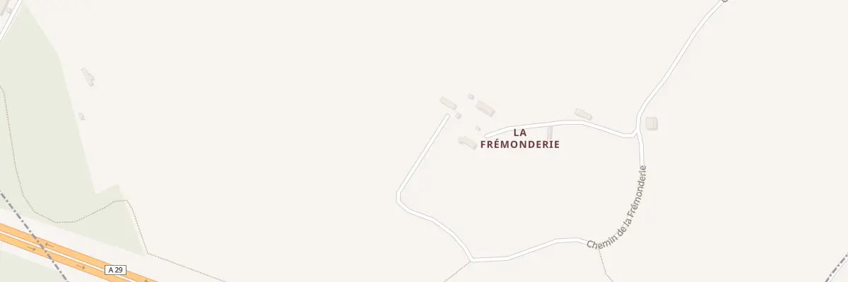 Plan du 5040 La Fremonderie au Theil-en-Auge