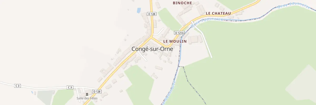 Plan du 5 Pl de L Eglise à Congé-sur-Orne