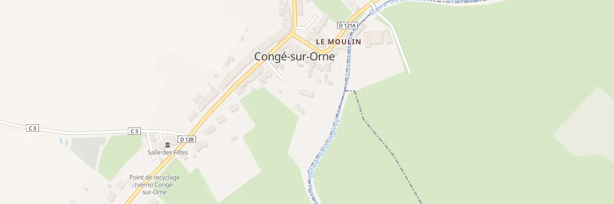 Plan du 2 La Croix Blanche à Congé-sur-Orne