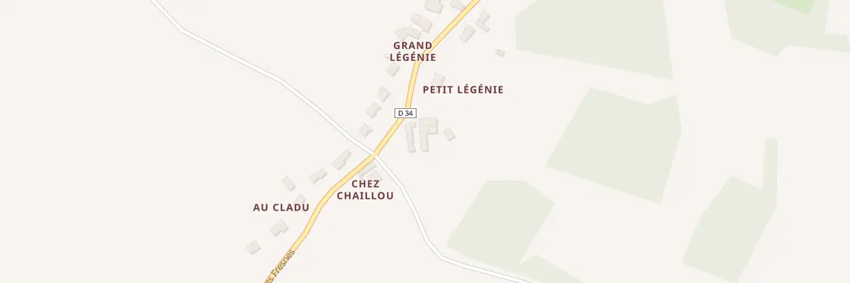 Plan du 16 Rue des Frenes à Magnac-lès-Gardes