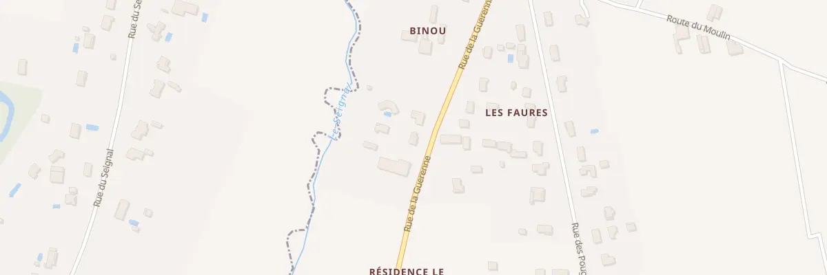 Plan du 8 Rue de la Guérenne à Saint-Avit-Saint-Nazaire