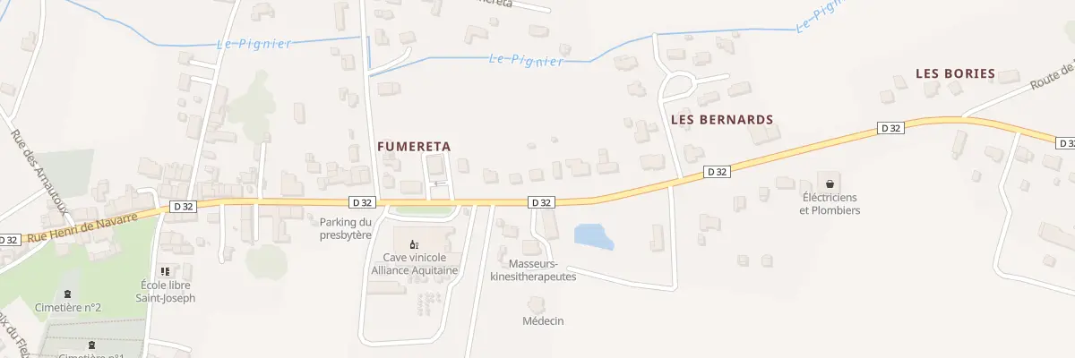 Plan du 949 Rue Henri de Navarre au Fleix
