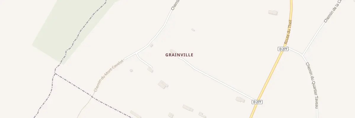 Plan du 1320 Rte du Theil à Genneville