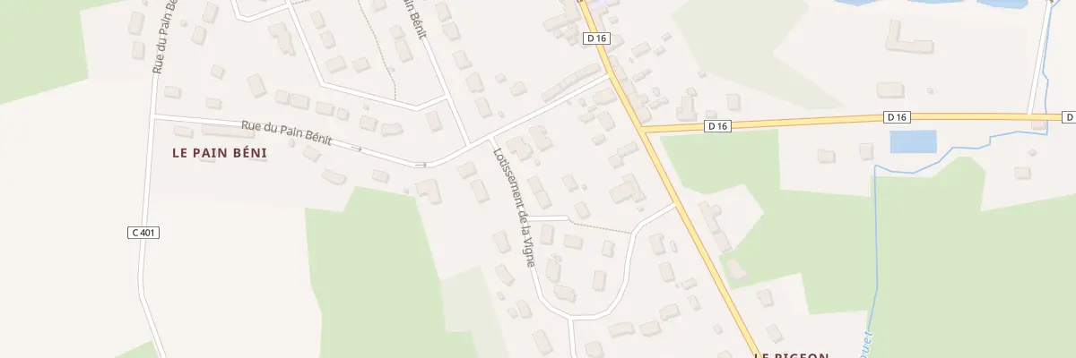 Plan du 20 Lot de la Vigne à Villeneuve-en-Perseigne